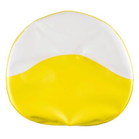 Aftermarket 21" Yellow & White Seat Cover SEN10-0044